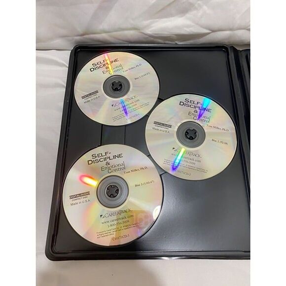 Self-Discipline and Emotional Control by Tom Miller PHD. 3 Disk Self Help Audio - Picture 9 of 12